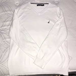Mens Nautica V-neck Sweater Size Large